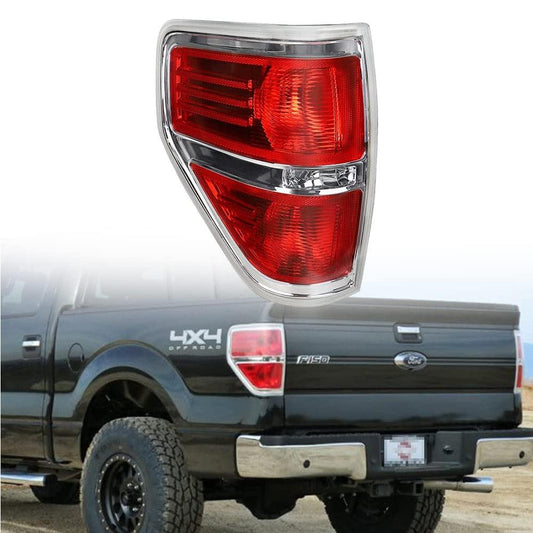 2009-2014 Ford F-150 Pickup Truck Taillights F150 Housing Assembly Styleside Replacement Rear Light Brake Lamps BL3Z13405B/FO2818143/AL3Z13405A - ONESOOP