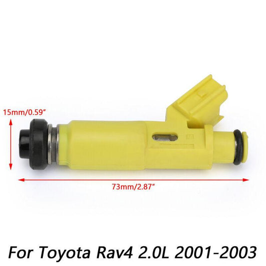 2001-2003 Toyota Rav4 2.0L Flow Matched Fuel Injectors 23250-28050 23250-28020 - ONESOOP