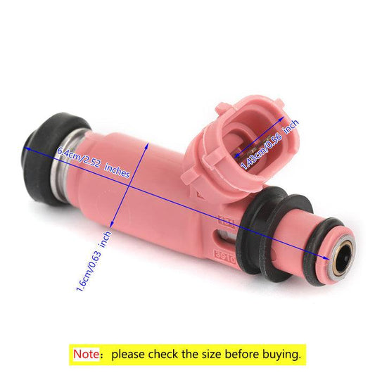 1/4PCS 565Cc Fuel Injectors 195500-3910 For Subaru Sti Wrx Forester 16611-Aa370 Pink - ONESOOP