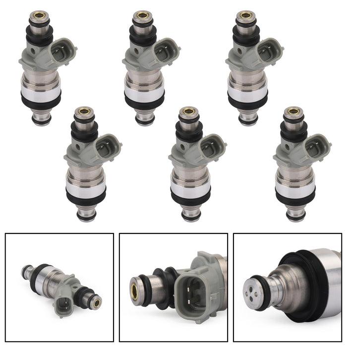 6PCS Fuel Injectors 23250-62030 For Toyota T100 Tacoma 4Runner 1996-1998 3.4L - ONESOOP