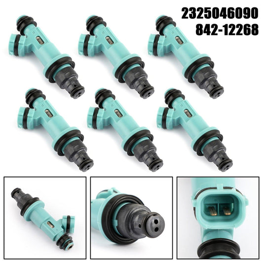 6PCS Fuel Injectors 23250-46090 For Toyota Supra Lexus GS300 IS300 SC300 3.0L 2997CC l6 GAS DOHC Naturally Aspirated - ONESOOP