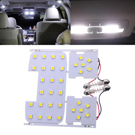 3 Pcs For Kia Rio K2 2006-2012 For Hyundai Solaris Verna Reading Lights Dome Lamps Interior LED Lights White Generic - ONESOOP