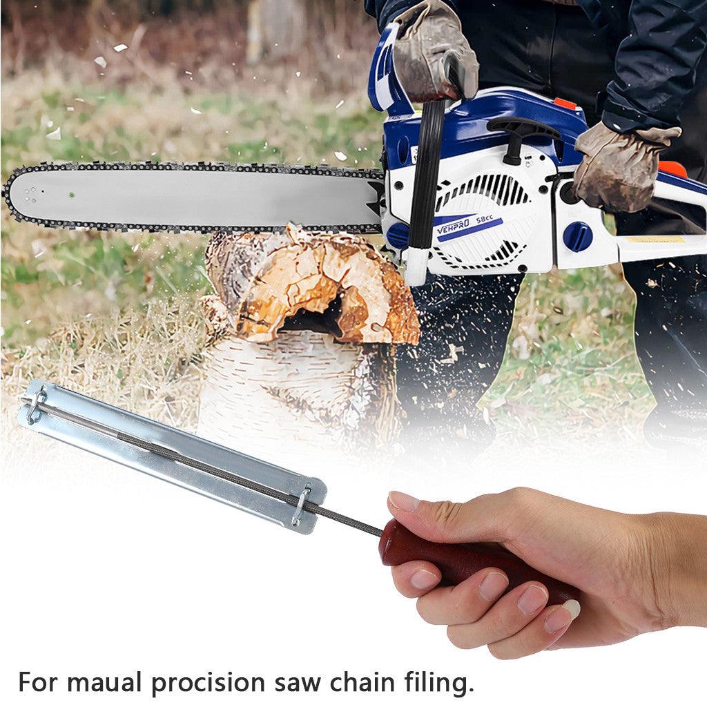 Chain Saw Sharpening Kit Chainsaw File Tool Set Guide Bar File With Instructions - ONESOOP