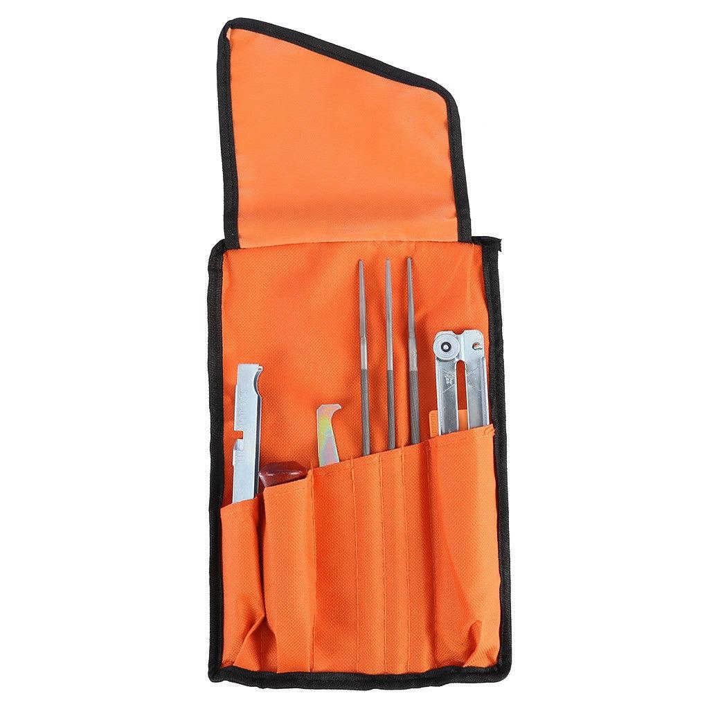 Chain Saw Sharpening Kit Chainsaw File Tool Set Guide Bar File With Instructions - ONESOOP