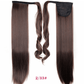 Velcro Wig ponytail straight hair Invisible Hair Extension - ONESOOP
