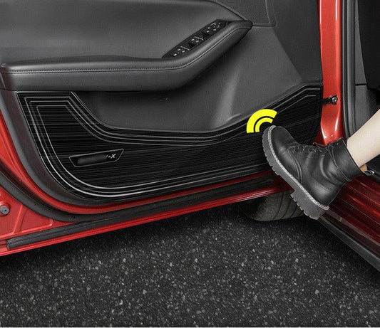 Next Generation Mazda 3 Anti Kick Pad Stainless Steel Protective Pad Generic - ONESOOP