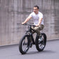 26'' 7-Speed Electric Bike Fat Tire 1000W Motor 48V 15Ah Large Battery Mountain E-Bike - ONESOOP