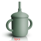 Baby Feeding Cup Straw Water Bottle Sippy Cup Silicone Baby Learning Drinkware Child Leak Proof Cup Kids Supplies - ONESOOP