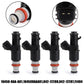 1/4x Fuel Injectors 16450RAAA01 For 2005-2007 ACURA RSX 2.0L 1998CC I4 2003-2007 Honda Accord/CR-V/ELEMENT 2.4L 2354CC I4 - ONESOOP