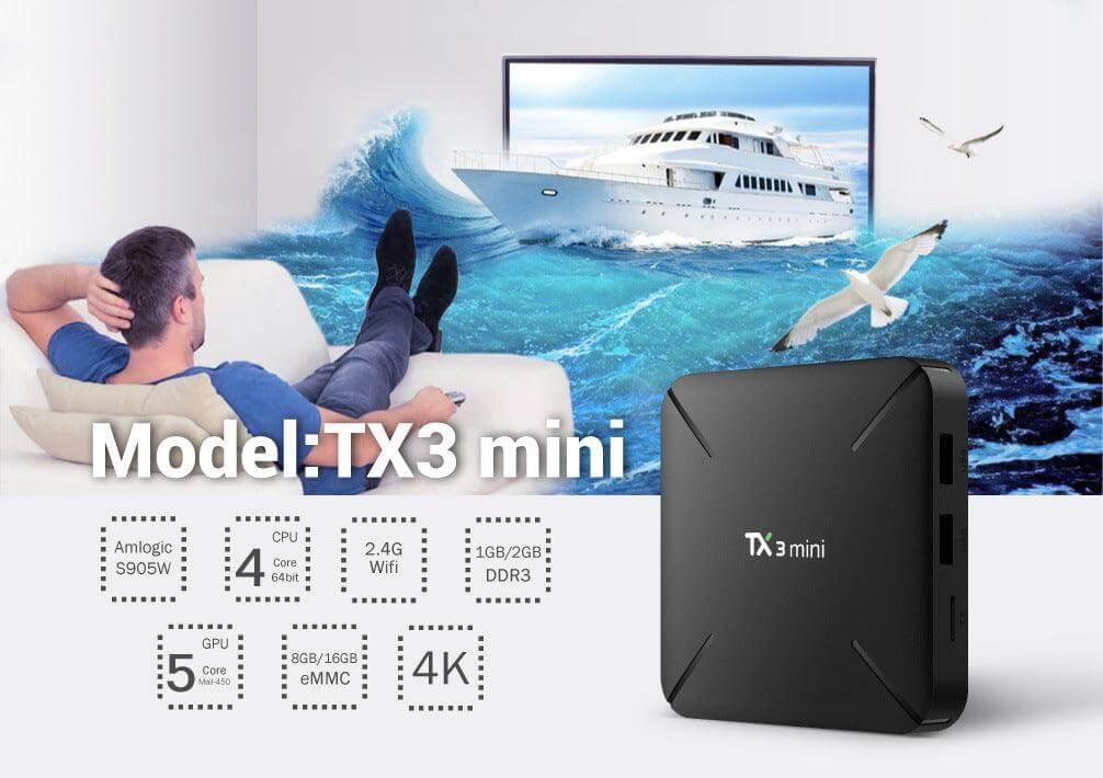 Android TV BOX TX3 MINI H L S905W 2GB - ONESOOP