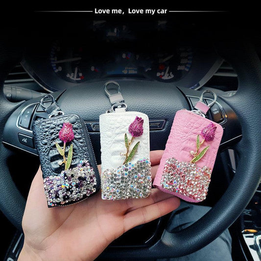 Flower-shaped Car Keychain For BMW Lada Remote Control Accessories Generic - ONESOOP