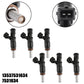 6PCS Fuel Injectors 7531634 For 06-12 BMW 128i 328i 528i 525i 325i 330i X3 X5 Z4 525i 2.0/2.5/3.0L - ONESOOP