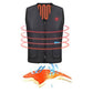 Electric Heated Vest Women Winter Warm Outdoor Riding Skiing Fishing Heating Vest - ONESOOP
