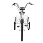 28pc 24 Inch White Adult Tricycle 7 Speed 3 Wheel EXW Price No Shipping Included - ONESOOP