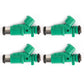 4PCS Fuel Injectors 01F023 For Peugeot 1007 206 207 Citroen C2 C3 Nemo 1.4 1984G0 - ONESOOP