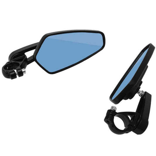 Universal Fit Motorcycle Black 7/8" Handle Bar End Side Mirrors For Yamaha FZ-09 FZ-07 Generic - ONESOOP