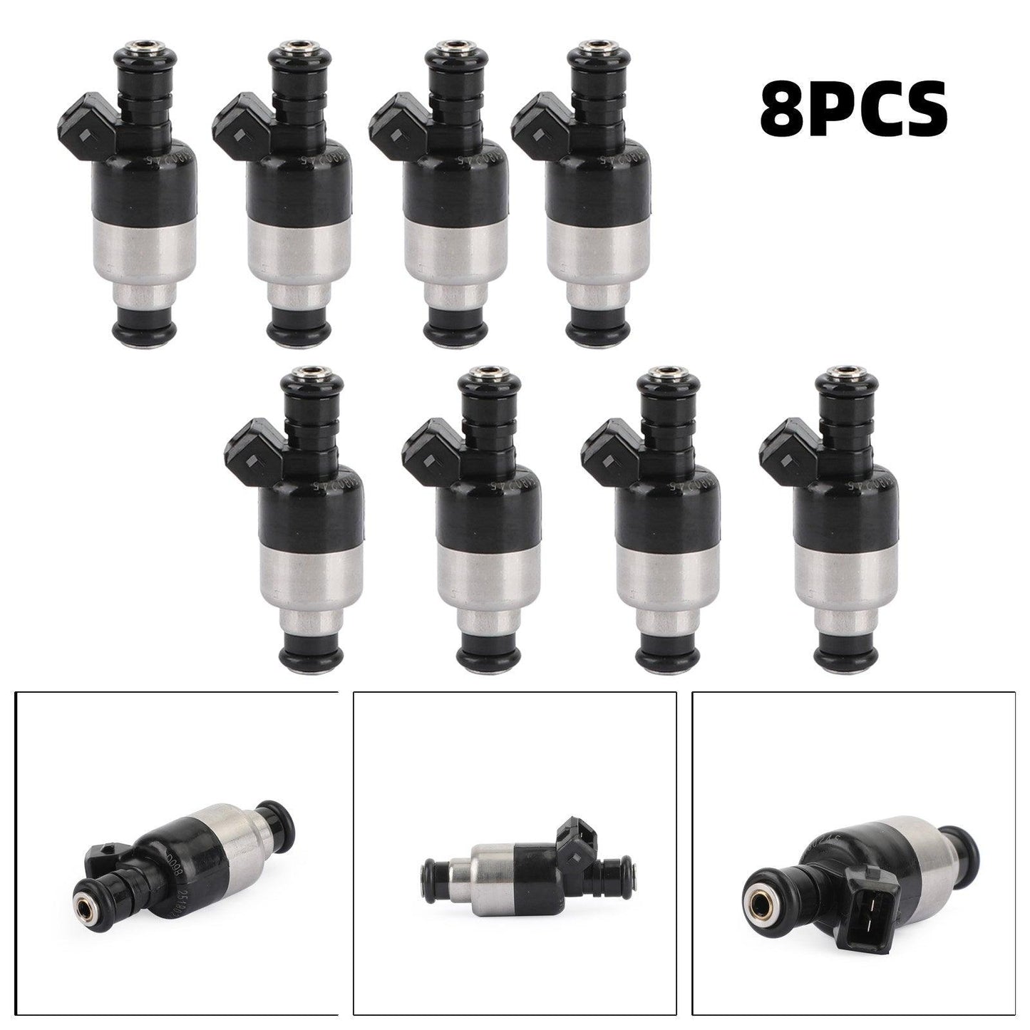 8pcs Fuel Injectors 25180245 802632T For Mercruiser Sterndrive 1998-1999 340 hp 454 Mag Bravo MPI/MAG. MPI BRAVO 1998-2000 340 hp 7.4L BRAVO (MPI) - ONESOOP