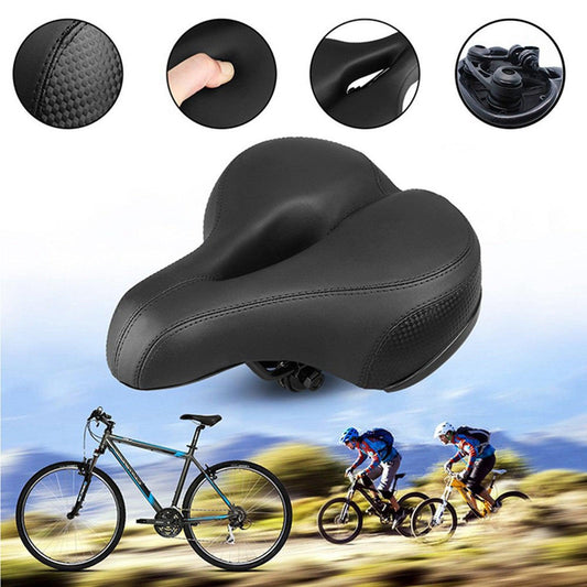 Comfort Wide Cruiser Bike Saddle Seat Soft Cushion Pad Breathable Bicycle Seat - ONESOOP