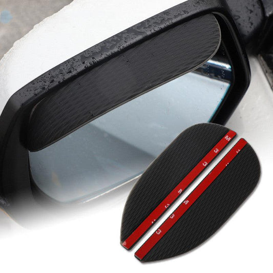 Universal Sunny And Rainy Visor Soft Rubber Rearview Mirror Protects From Rain Generic - ONESOOP