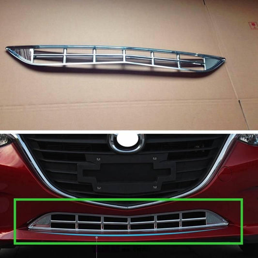 16 Onksela Lower Grille Decorative Frame Fit For Mazda 3 Front Lower Grille Glossy Grille Brim Generic - ONESOOP