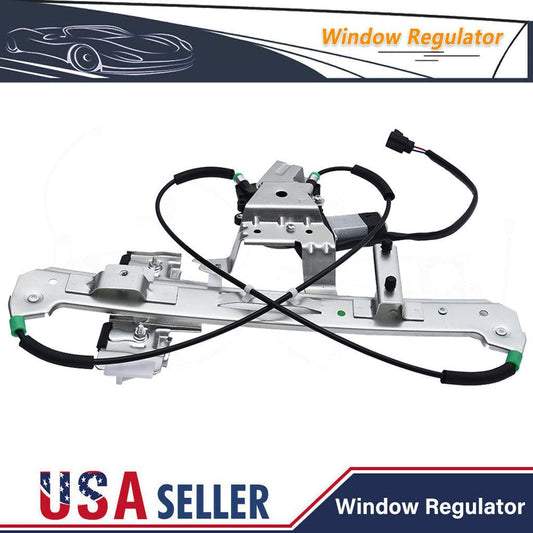 Rear Left Window Regulator W/Motor For Cadillac Escalade 02-06 Chevrolet Tahoe 00-06 GMC Yukon 00-06 V8 5.3L 4.8L 6.0L Sport Utility Generic - ONESOOP