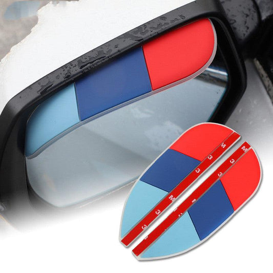 Universal Sunny And Rainy Visor Soft Rubber Rearview Mirror Protects From Rain Generic - ONESOOP